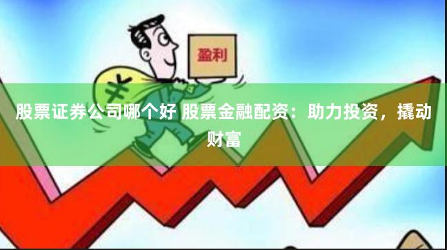 股票证券公司哪个好 股票金融配资：助力投资，撬动财富